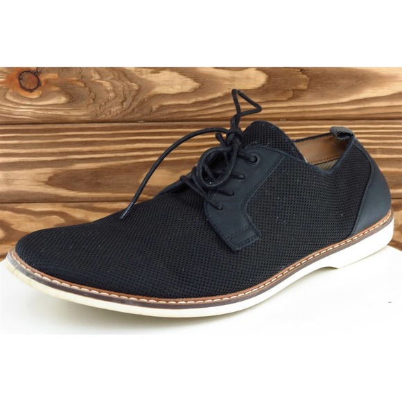 Goodfellow Shoes Sz 12 M Black Derby Oxfords Fabric‎ Men 17730 main image 8